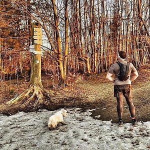 Veronika Matoušková na vrcholu Česlar / Cieślar (23.3.2022 18:40)