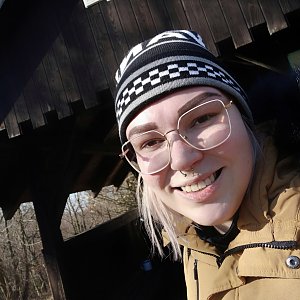 Ketty Dubňanská na vrcholu Brdo (12.2.2022 13:00)