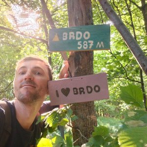 Jiří Králík on the summit of Brdo (26.5.2026 18:36)