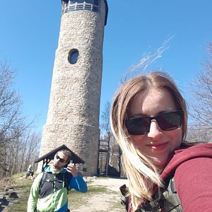 Martin na vrcholu Brdo (7.4.2020 12:47)