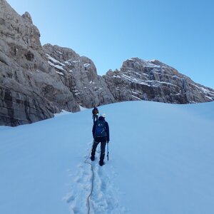 David on the summit of Hoher Dachstein (15.6.2024 11:00)