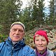 Ivana a Petr Kadovi na vrcholu Grapa - V vrchol (18.4.2022 10:35)