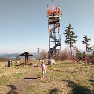 Dolfa na vrcholu Ruprechtický Špičák (23.4.2020 15:40)