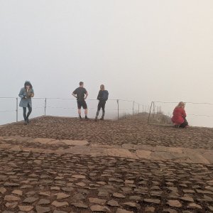 Michal Hájek na vrcholu Pico Ruivo (7.11.2025 19:01)