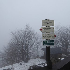 Adam Kulich na vrcholu Hvozd (29.12.2018 12:59)