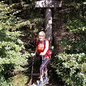 Hanka na vrcholu Folvark (8.8.2019 13:48)