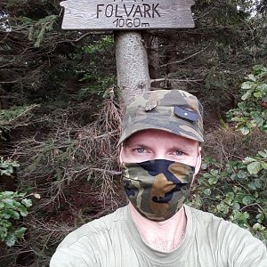Eduard Ham na vrcholu Folvark (24.9.2020 12:15)