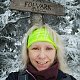 Jana Hrouzková na vrcholu Folvark (9.1.2021 13:54)