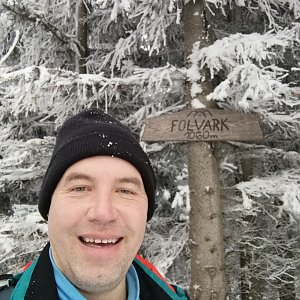 Kaďous na vrcholu Folvark (9.1.2021 14:58)