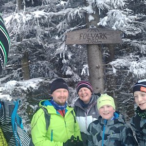 trefi.s na vrcholu Folvark (10.1.2021 11:55)