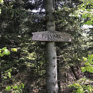 Veronika Spáčilová na vrcholu Folvark (5.6.2021 12:50)