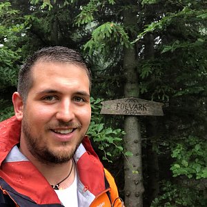 Martin Kostřeba na vrcholu Folvark (26.6.2021 11:14)