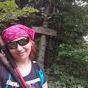 Daniela Vajsová na vrcholu Folvark (5.7.2021 12:59)