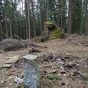 Nojby na vrcholu Oslí vrch (15.4.2022 12:05)