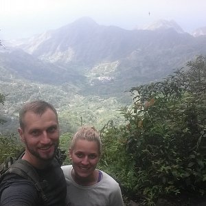 Jan Čech na vrcholu Gunung Bisbis (5.7.2018 13:32)
