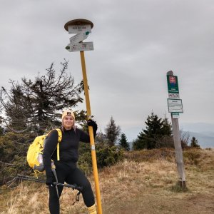 Ketty Dubňanská na vrcholu Veľká Rača (15.11.2025 11:13)