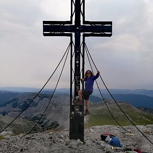 Mársy Montblanc na vrcholu Hochschwab (23.7.2022 12:06)