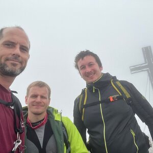 Tom Smudy on the summit of Hochschwab (13.7.2024 13:11)