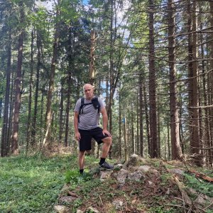 Rastislav Biarinec on the summit of Chopec (17.9.2023 10:57)