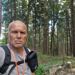 Rastislav Biarinec on the summit of Chopec (17.9.2023 12:28)