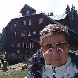 Renča na vrcholu Skalka (14.4.2019 12:26)