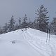 Eliška on peak Czarna Góra (26.1.2023)