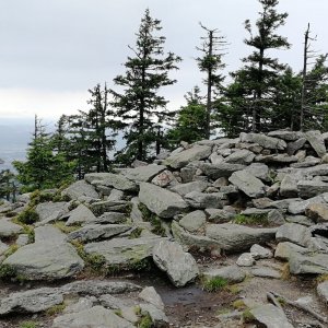 Vladimír Grančay on the summit of Czarna Góra (4.8.2025 14:07)
