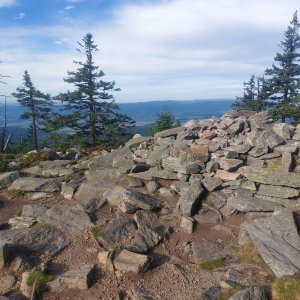 Bohumír Michal on the summit of Czarna Góra (20.9.2026 9:19)