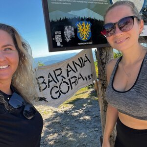 daja.cz na vrcholu Barania Góra (12.8.2024 14:04)