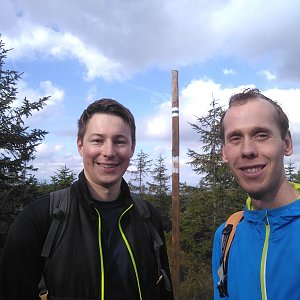 Radek na vrcholu Magurka Wiślańska (28.10.2020 13:12)