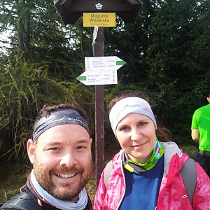 Jakub Špaček na vrcholu Magurka Wiślańska (10.10.2020 8:49)