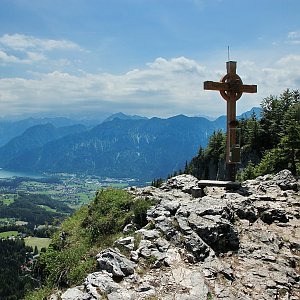 Radek Balcer na vrcholu Predigstuhl (5.7.2018 8:40)