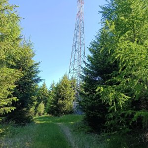 Ivo on the summit of Hejnov (25.5.2026 9:20)