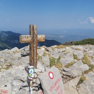 Denny Valach na vrcholu Vaganski vrh (3.9.2024 11:52)