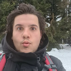 Luke na vrcholu Velká Polana (22.1.2021 9:00)