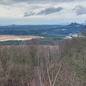 Mykas on the summit of Velká hůra (24.2.2023 16:18)