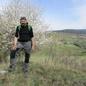 Jaroslav Flidr on the summit of Raticov vrch (30.4.2022)