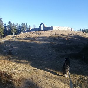Martin Mičulka na vrcholu Krudum (12.3.2022 16:37)