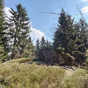 Nojby na vrcholu Tři skalky (4.5.2022 11:37)