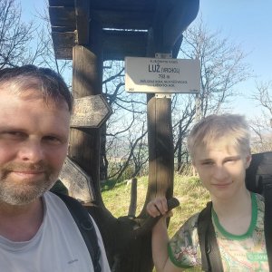 Bohumír Michal na vrcholu Luž (1.5.2026 17:29)