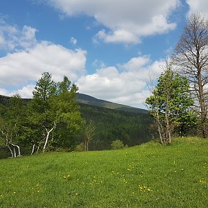 Marcela Kubíčková na vrcholu Bršť (14.5.2022 9:55)