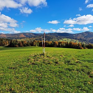 Horalka Anička na vrcholu Bršť (9.10.2022)