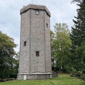 Dagmarka on the summit of Studený vrch (11.9.2026 11:38)
