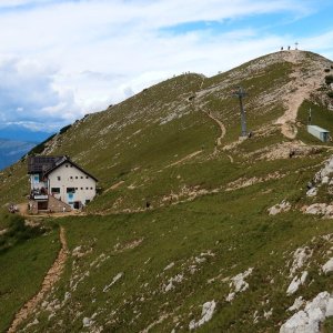 Bouřka na vrcholu Punta Sascaga (27.7.2025 14:06)