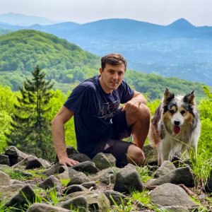 Jiří Králík na vrcholu Studenec (3.5.2025 10:52)