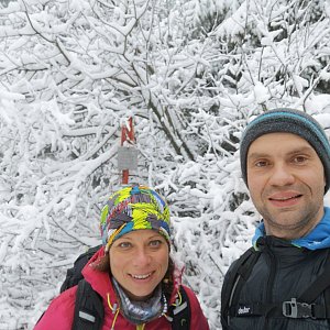 Martin na vrcholu Slavíč (28.11.2021 12:45)