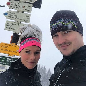 Tomáš Fojcik na vrcholu Slavíč (21.1.2018 12:00)