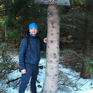 PeteBukař na vrcholu Slavíč (5.12.2019 9:28)