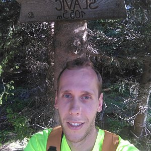 Radek na vrcholu Slavíč (6.6.2020 17:42)