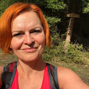 Hanka na vrcholu Slavíč (17.9.2018)